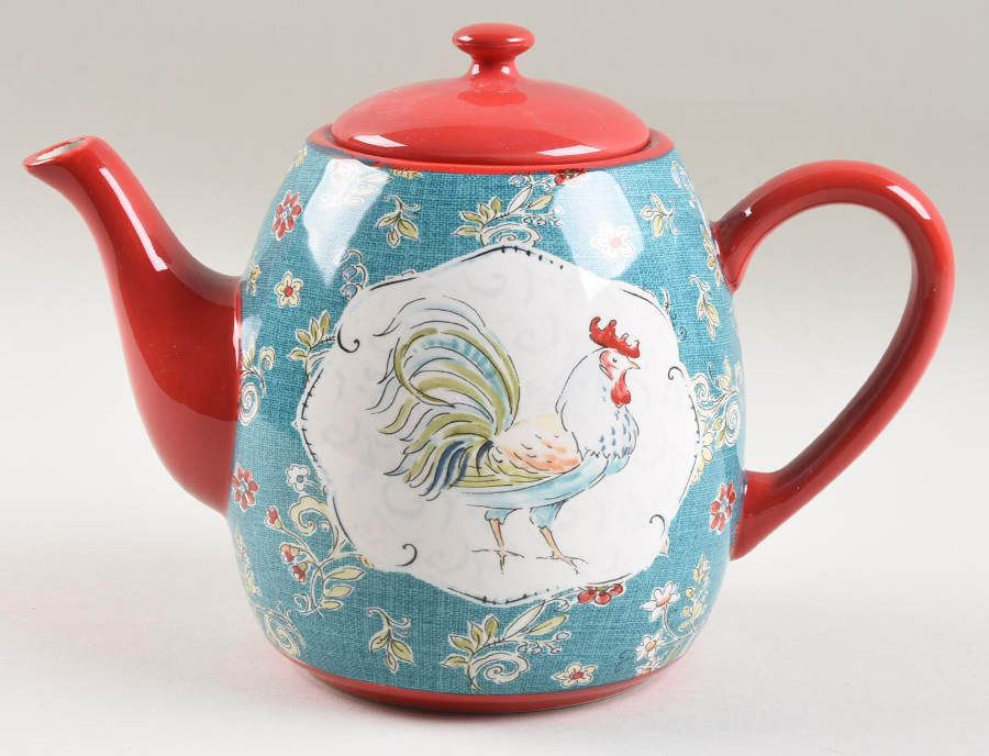 Morning Bloom Teapot & Lid by Certified International-1
