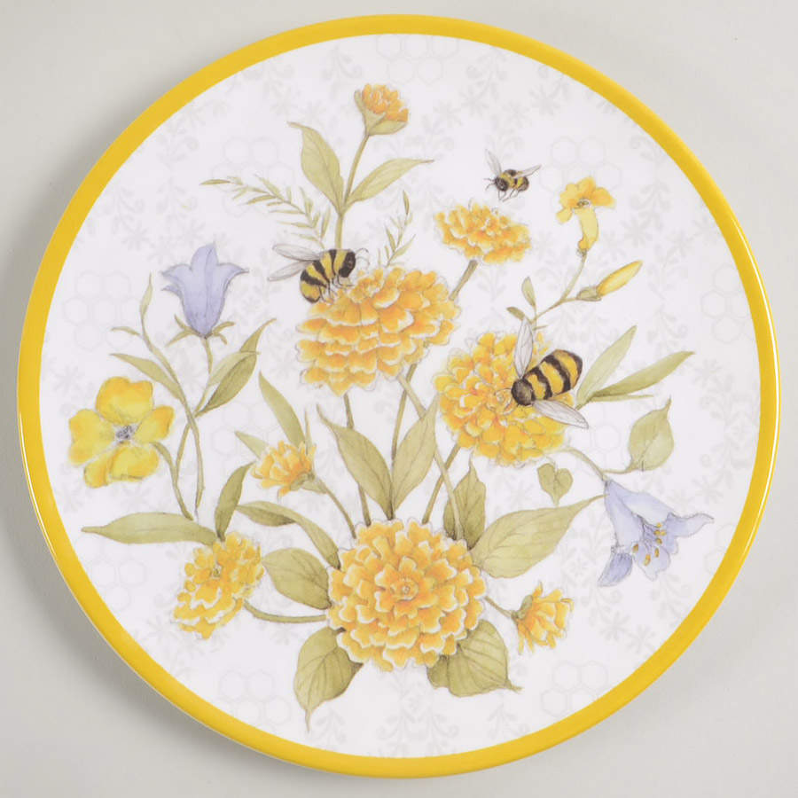 Sweet As a Bee Melamine Salad Plate by Certified International-1