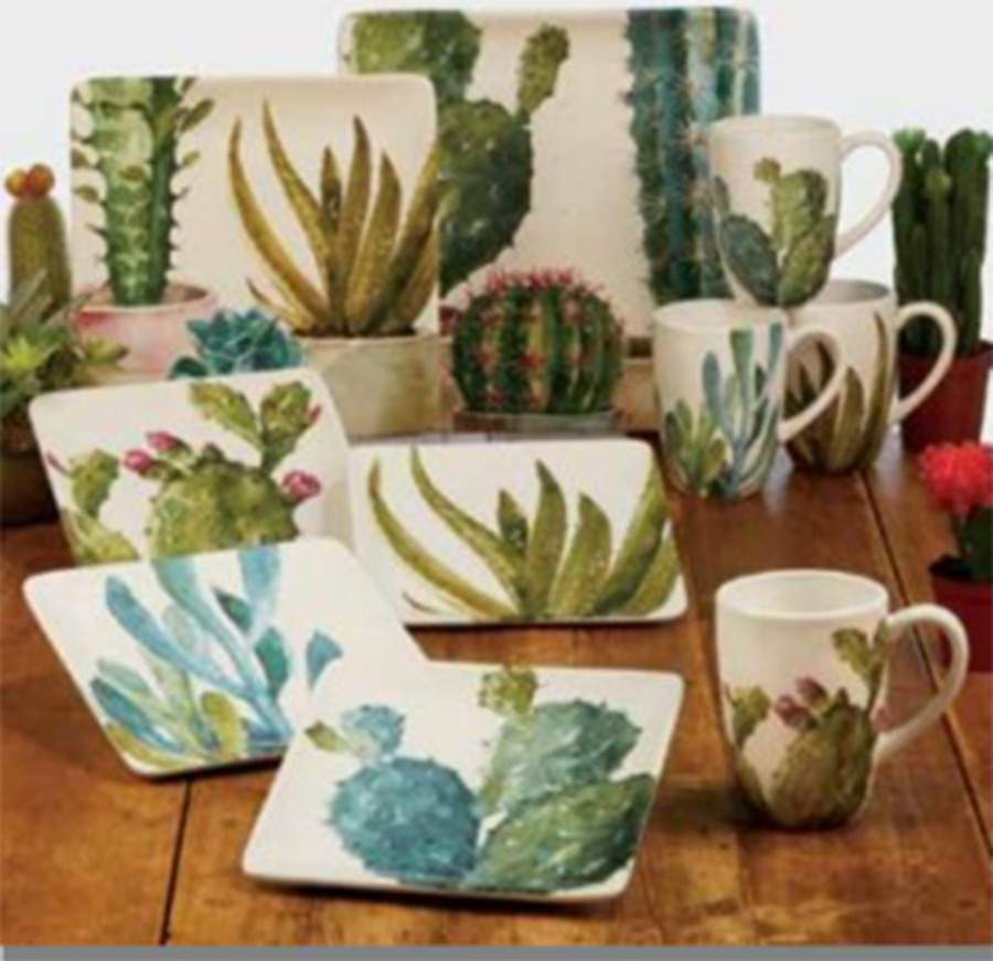 Mixed Greens Square Dinner Plate by Certified International-1