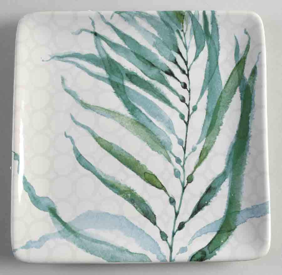 Mixed Greens Square Salad/Dessert Plate by Certified International-1
