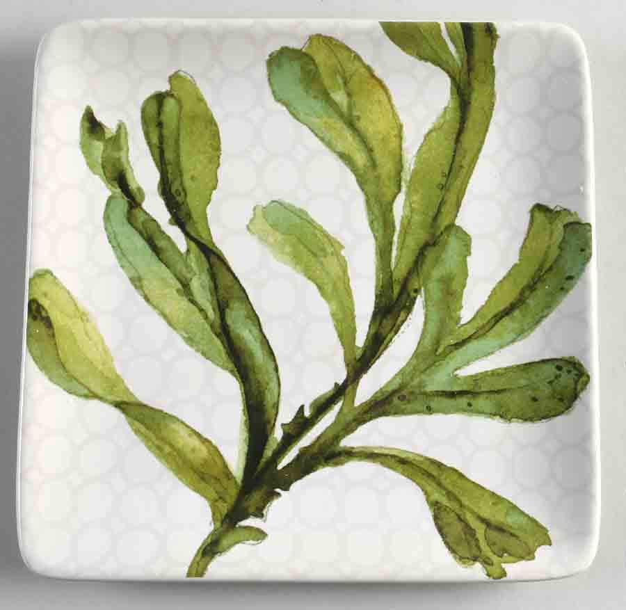 Mixed Greens Square Salad/Dessert Plate by Certified International-1