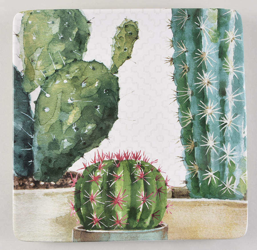 Mixed Greens 12" Square Serving Platter by Certified International-1