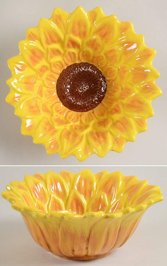 Sunflower Fields Individual Ice Cream/Dessert Bowl by Certified International-1