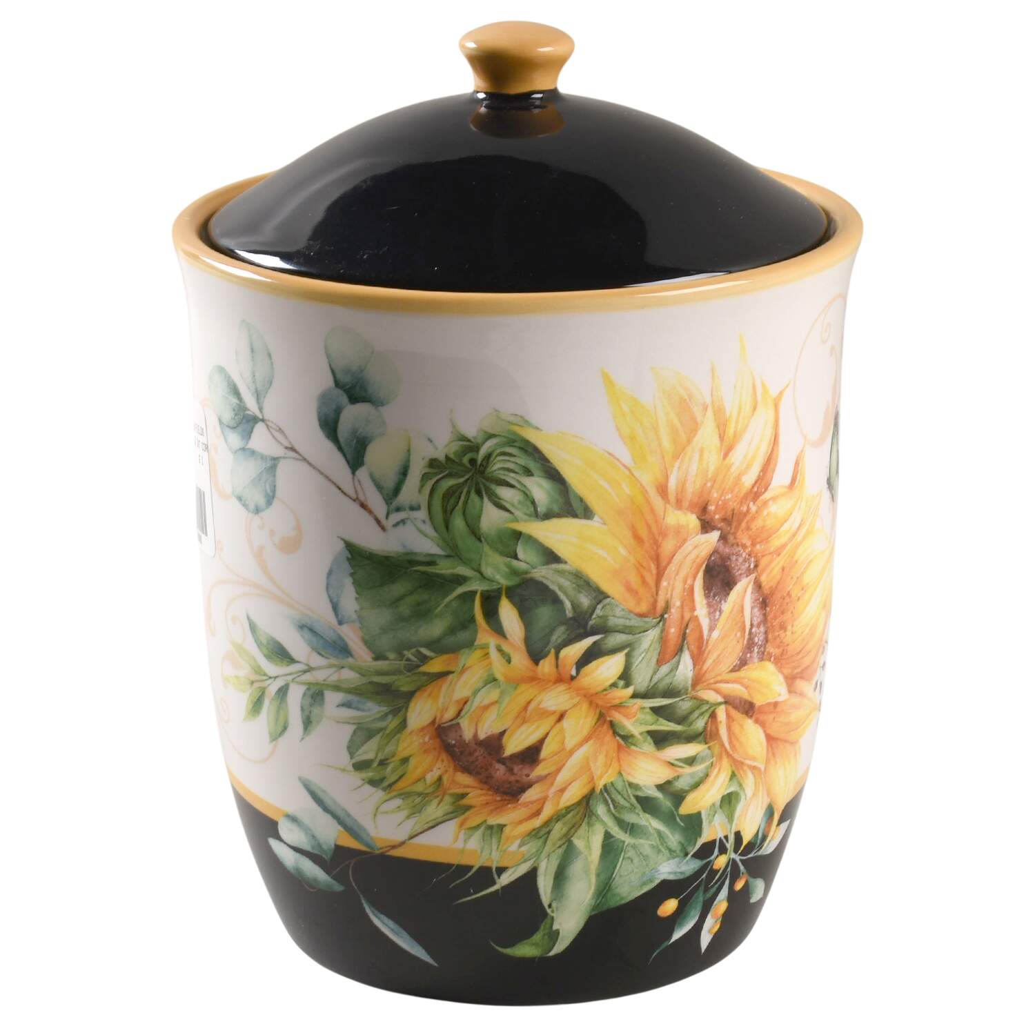 Sunflower Fields Small Canister & Lid by Certified International-1
