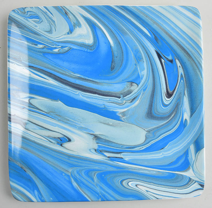 Fluidity Coastal Square Dinner Plate by Certified International-1