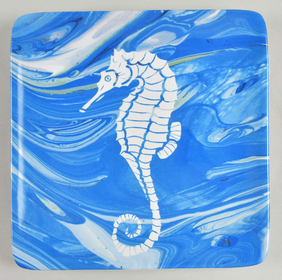Fluidity Coastal Square Salad Plate by Certified International-1