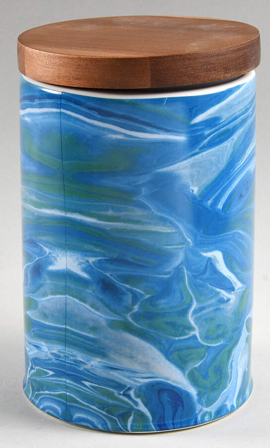 Fluidity Coastal Small Canister & Lid by Certified International-1
