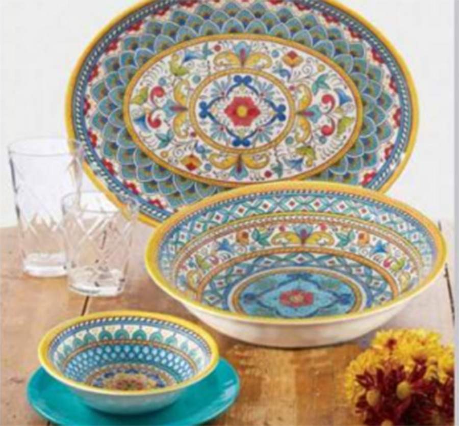 Portofino 18" Oval Serving Platter by Certified International-1