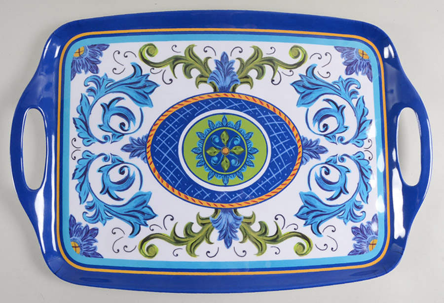 Lucca 19" Handled Tray by Certified International-1