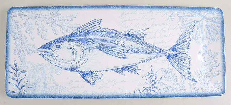Oceanic 19" Rectangular Serving Platter by Certified International-1
