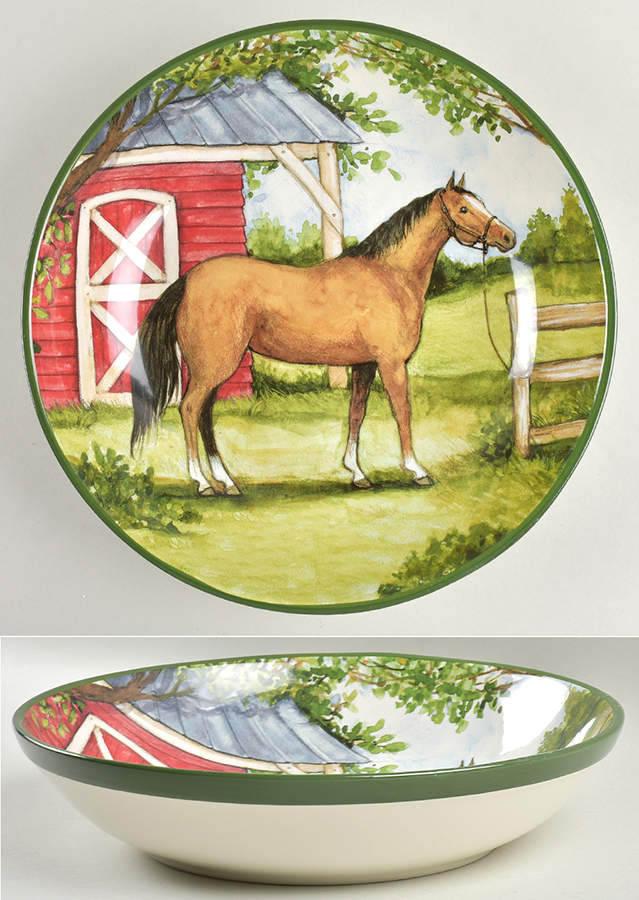 Clover Farm 13" Pasta Serving Bowl by Certified International-1