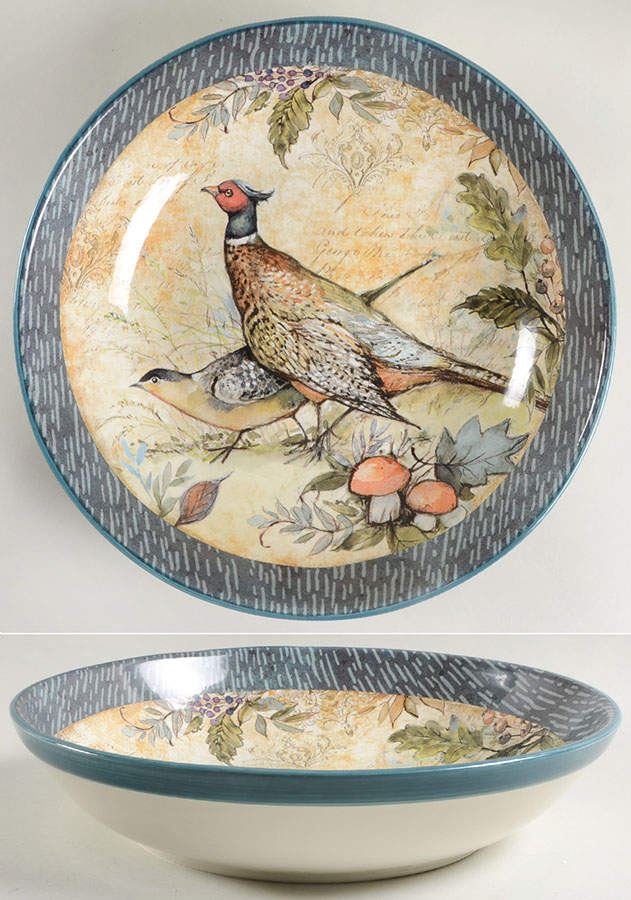 Harvest Gatherings 13" Pasta Serving Bowl by Certified International-1