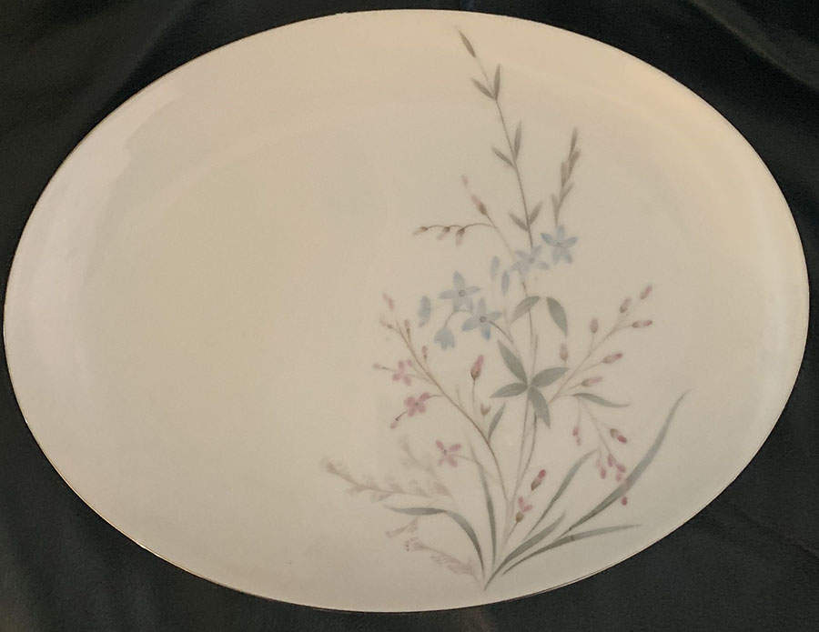 Spray 12" Oval Serving Platter by Cheltenham Ltd-1