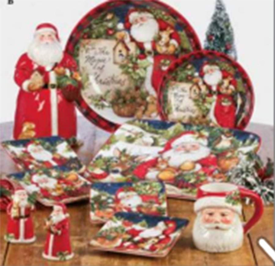 Magic of Christmas Santa 14" Rectangular Serving Platter by Certified International-1