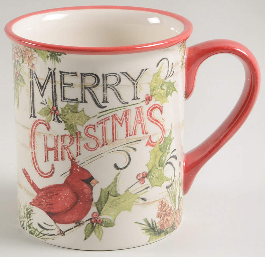 Evergreen Christmas Mug by Certified International-1