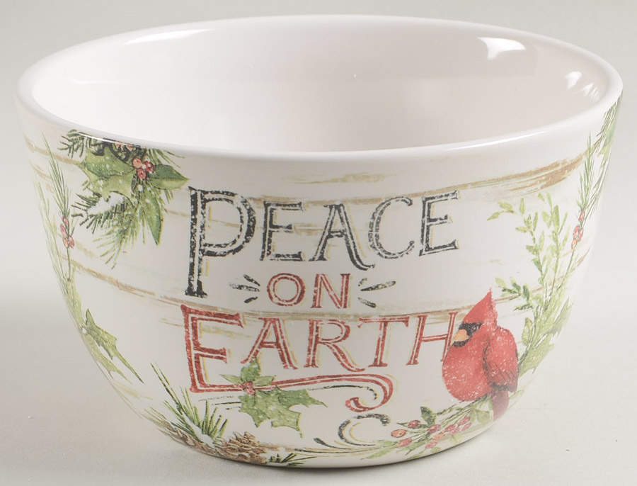 Evergreen Christmas Individual Ice Cream Dish by Certified International-1