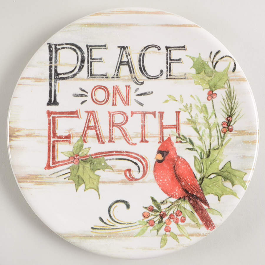 Evergreen Christmas Canape Plate by Certified International-1