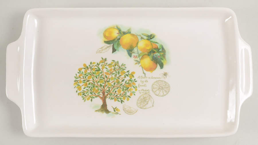 CU412 12" Rectangular Tray by Ceramica Cuore-1