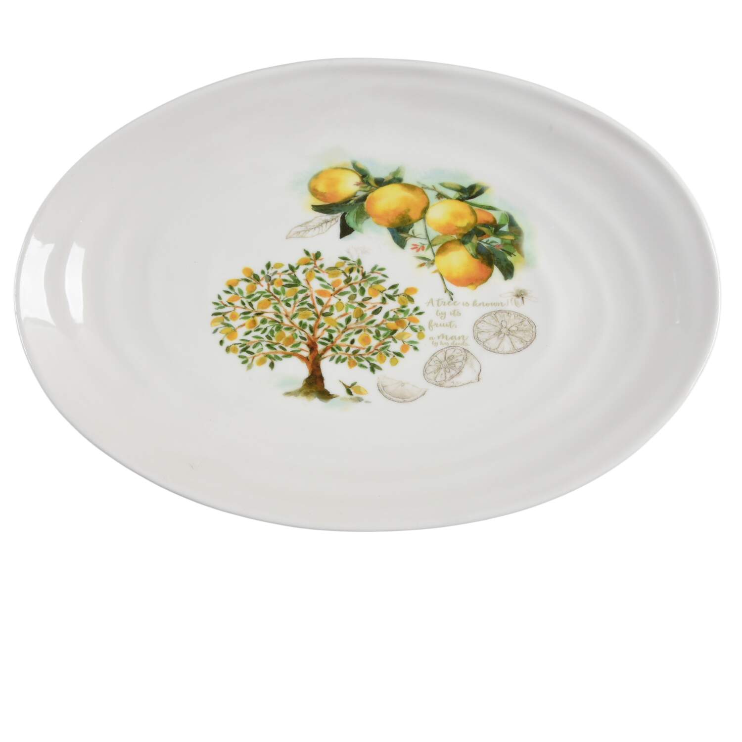CU412 13" Oval Serving Platter by Ceramica Cuore-1