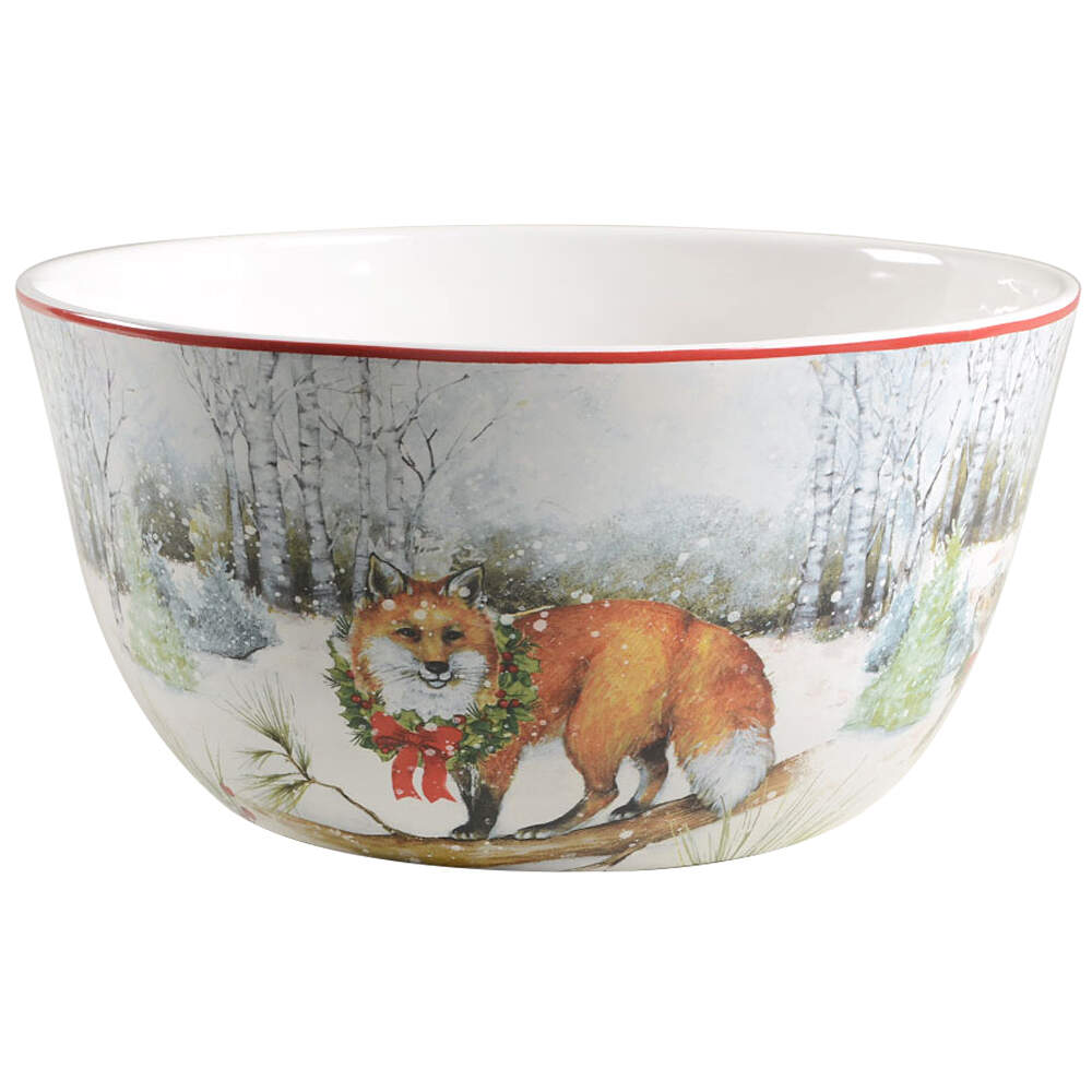 Winter Forest 11" Round Serving Bowl by Certified International-1