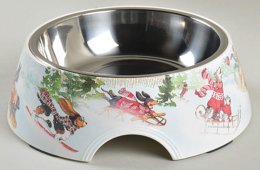 Special Delivery Pet Bowl with Metal Insert by Certified International-1