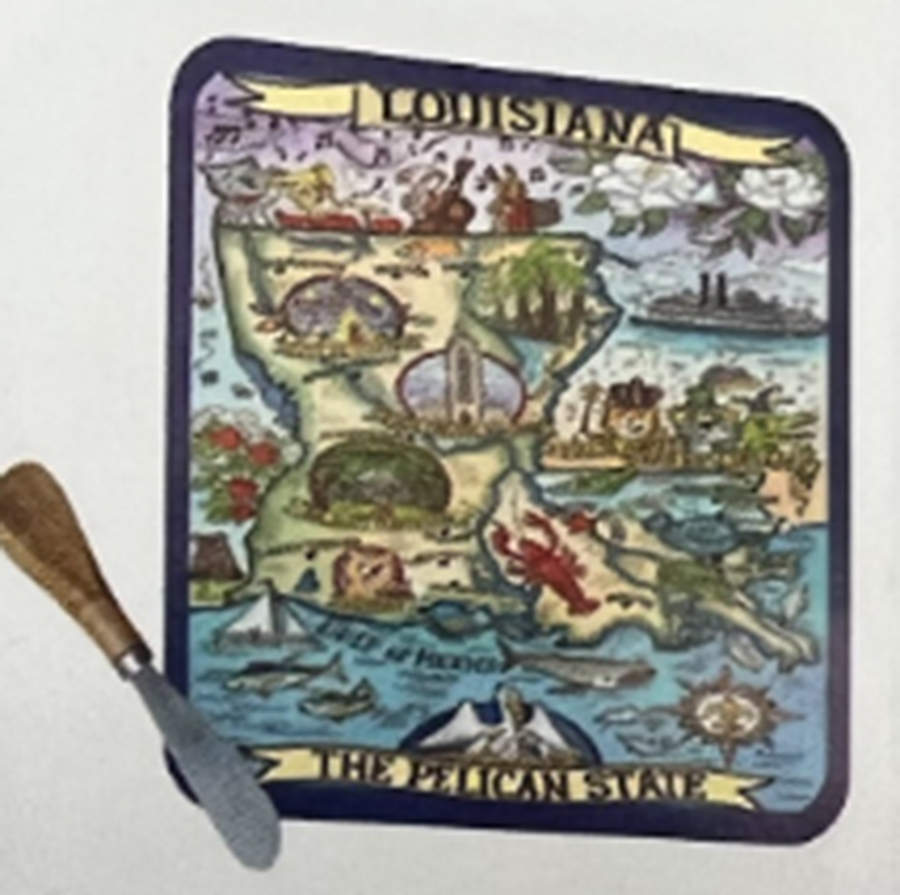 Adventure Destinations Cheese Tray & Spreader Set by Certified International-1