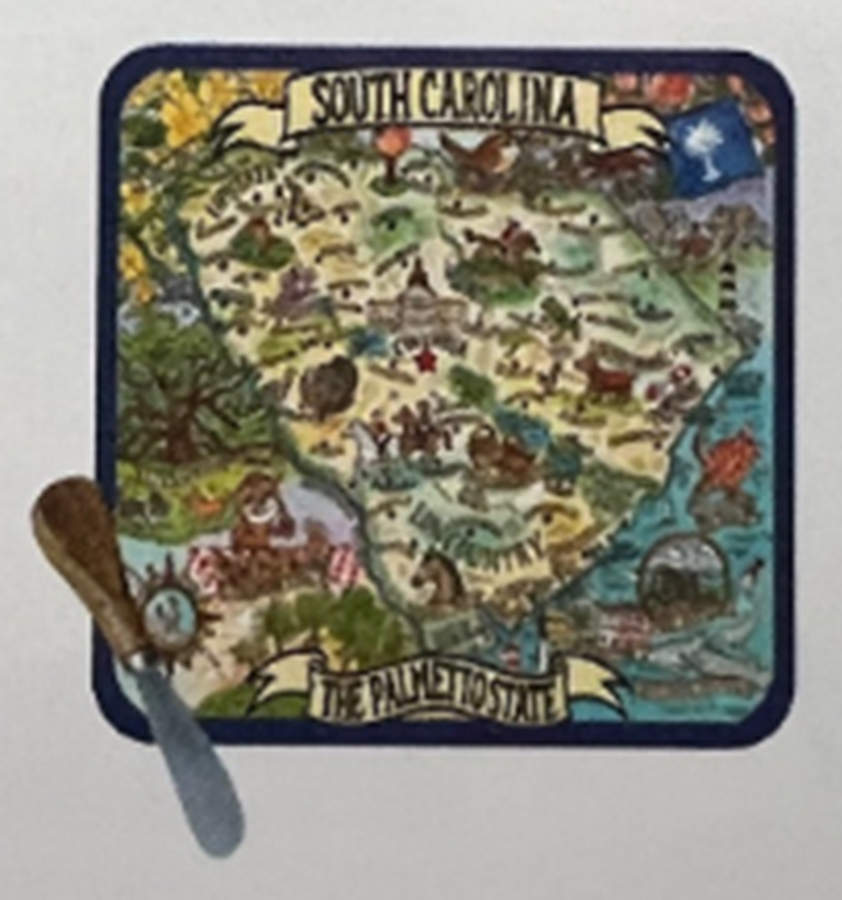 Adventure Destinations Cheese Tray & Spreader Set by Certified International-1