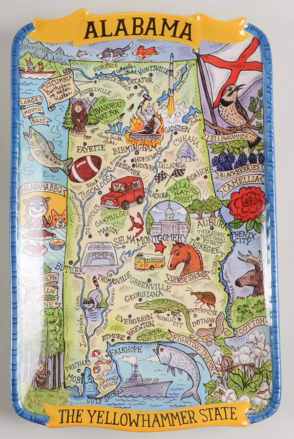 Adventure Destinations 13" Rectangular Serving Platter by Certified International-1