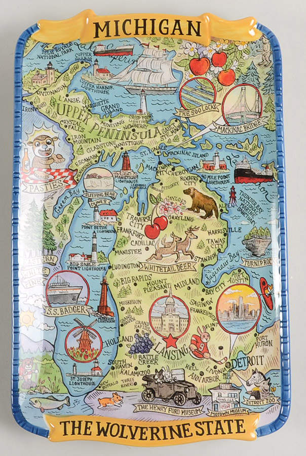 Adventure Destinations 13" Rectangular Serving Platter by Certified International-1