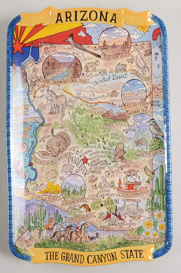Adventure Destinations 13" Rectangular Serving Platter by Certified International-1