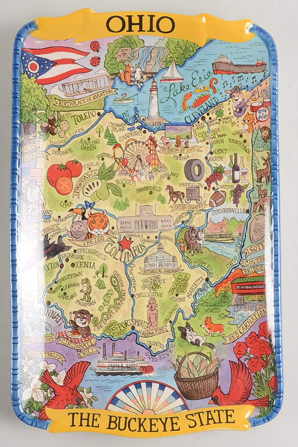 Adventure Destinations 13" Rectangular Serving Platter by Certified International-1