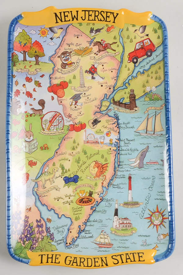 Adventure Destinations 13" Rectangular Serving Platter by Certified International-1