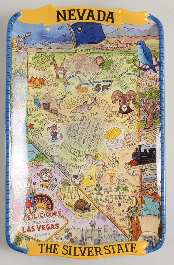 Adventure Destinations 13" Rectangular Serving Platter by Certified International-1