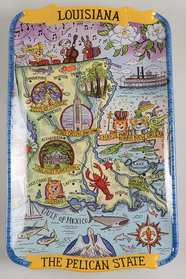 Adventure Destinations 13" Rectangular Serving Platter by Certified International-1