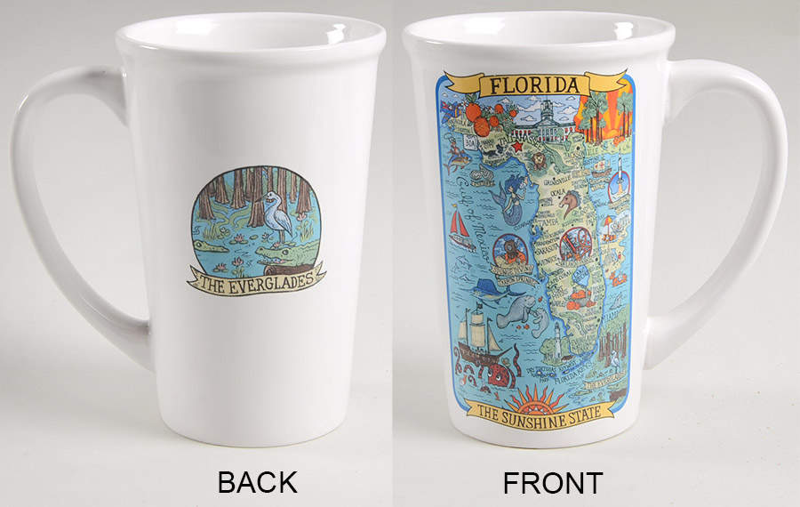 Adventure Destinations Latte Mug by Certified International-1