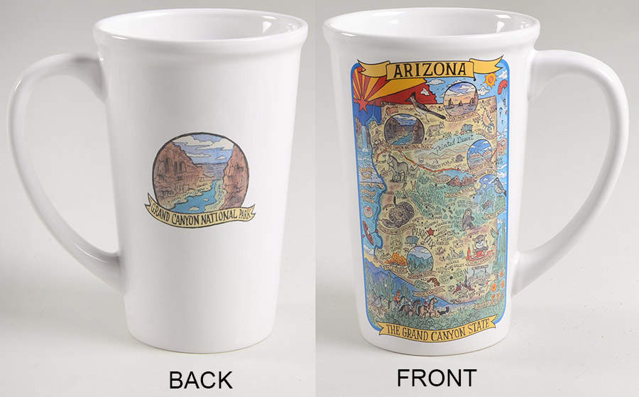Adventure Destinations Latte Mug by Certified International-1