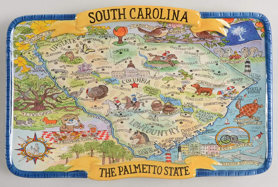 Adventure Destinations 12" Rectangular Serving Platter by Certified International-1