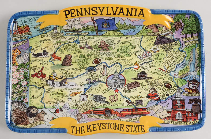 Adventure Destinations 12" Rectangular Serving Platter by Certified International-1