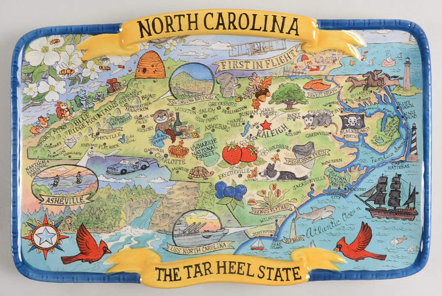 Adventure Destinations 12" Rectangular Serving Platter by Certified International-1