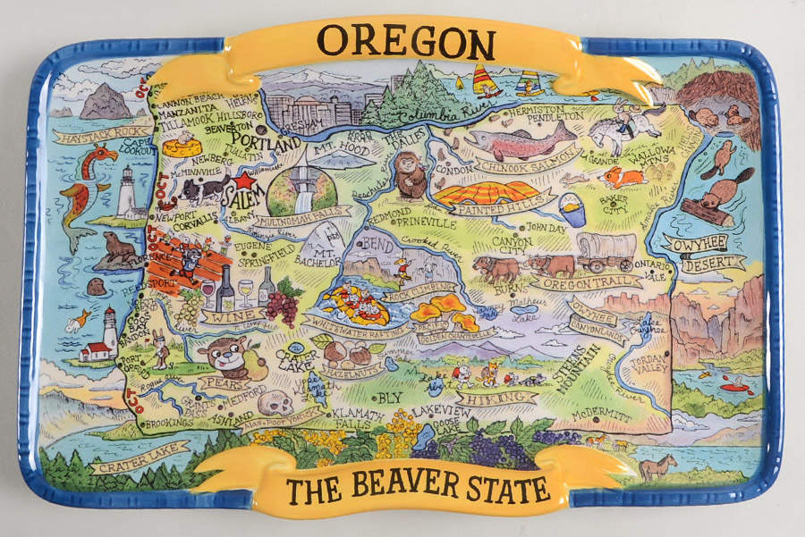 Adventure Destinations 12" Rectangular Serving Platter by Certified International-1
