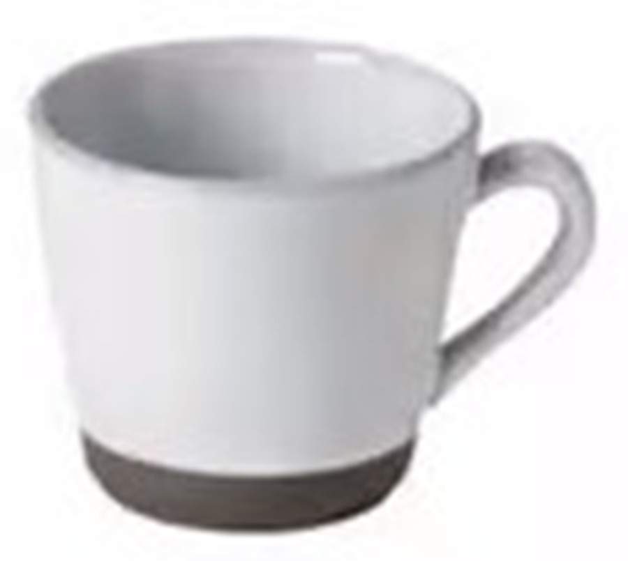 Plano White Flat Cup by Costa Nova China-1