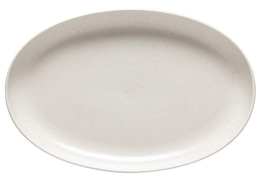 Pacifica Vanilla 16" Oval Serving Platter by Casafina-1