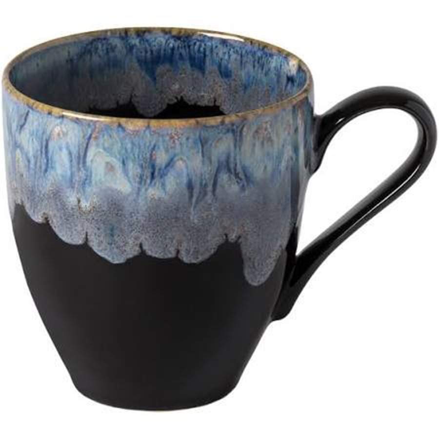 Taormina Midnight Black Mug by Casafina-1