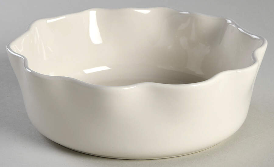 Cook and Host Cream 6" Pie Baking Plate by Casafina-1