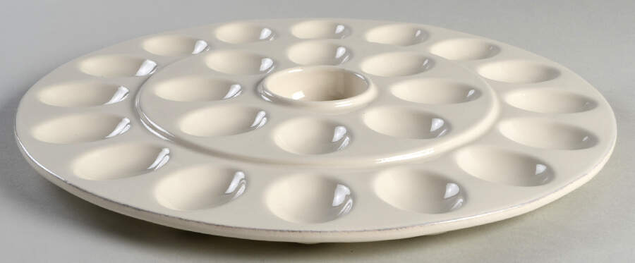 Cook and Host Cream Deviled Egg Platter by Casafina-1