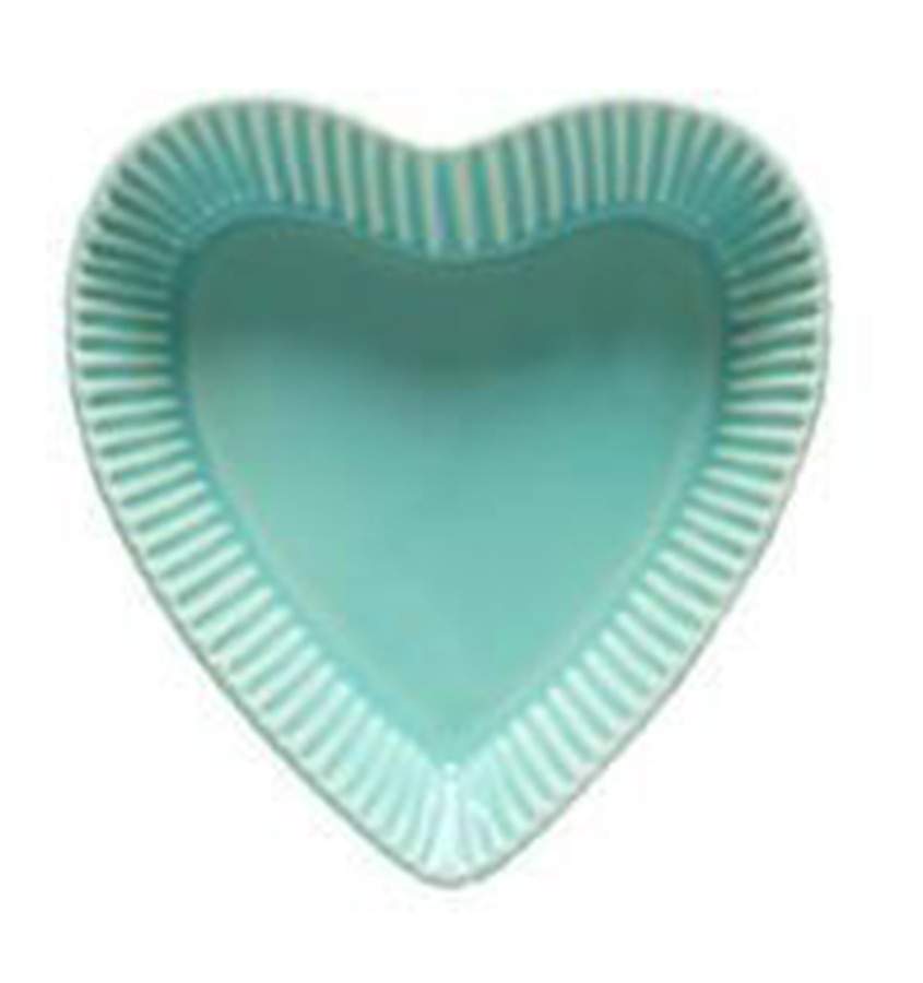 Forma Green 5" Heart Shaped Bowl by Casafina-1