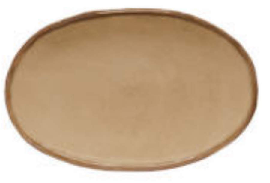 Argila Sierra Tan 19" Oval Serving Platter by Casafina-1