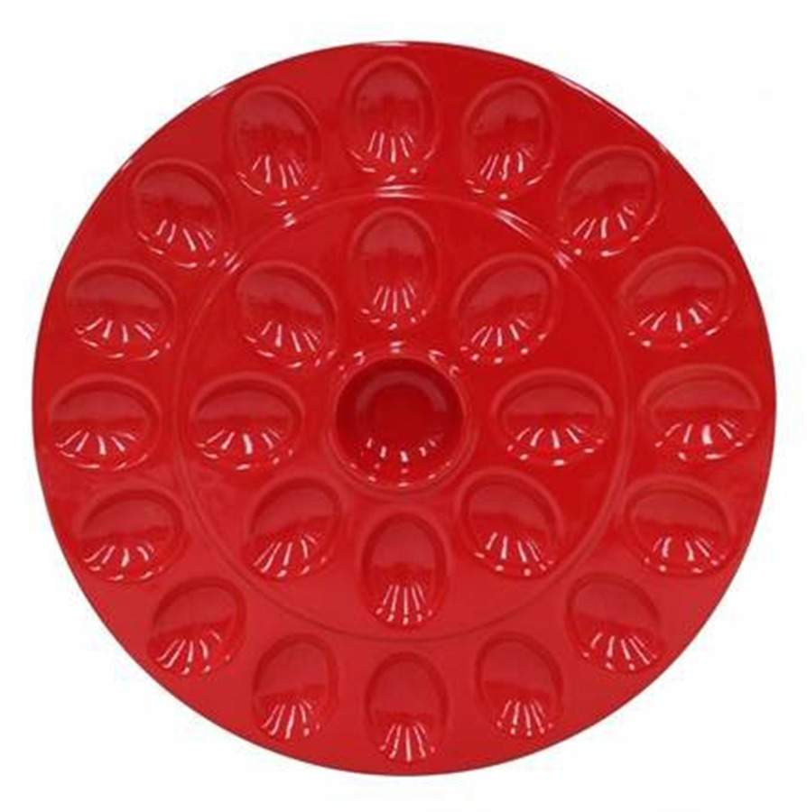 Cook and Host Red Deviled Egg Platter by Casafina-1