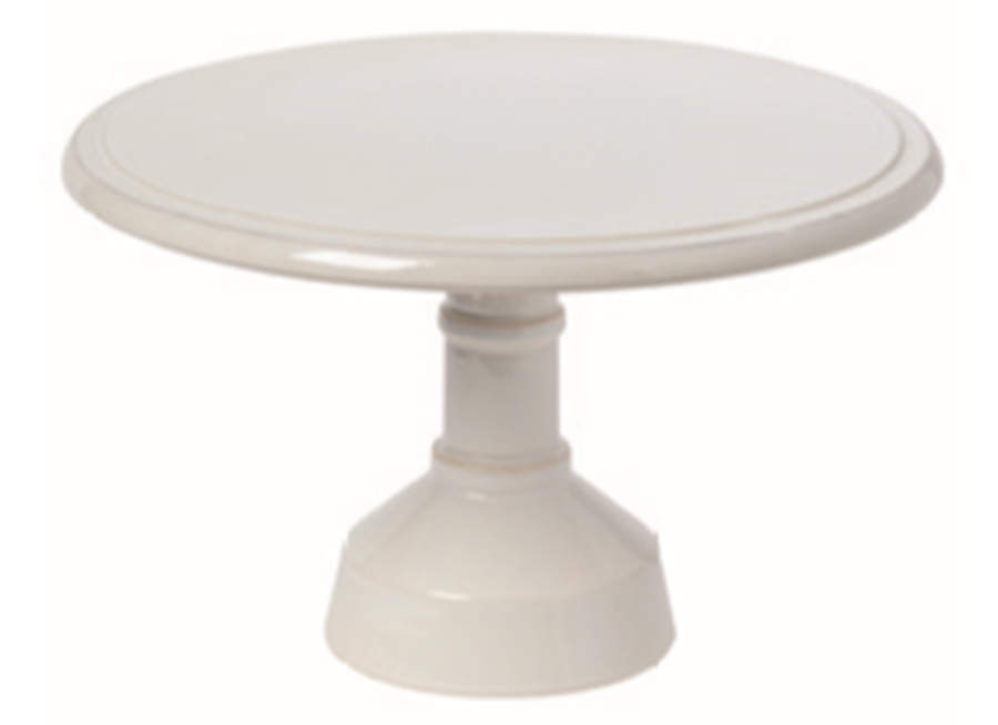 Cook and Host White 13" Diameter Pedestal Cake Stand by Casafina-1