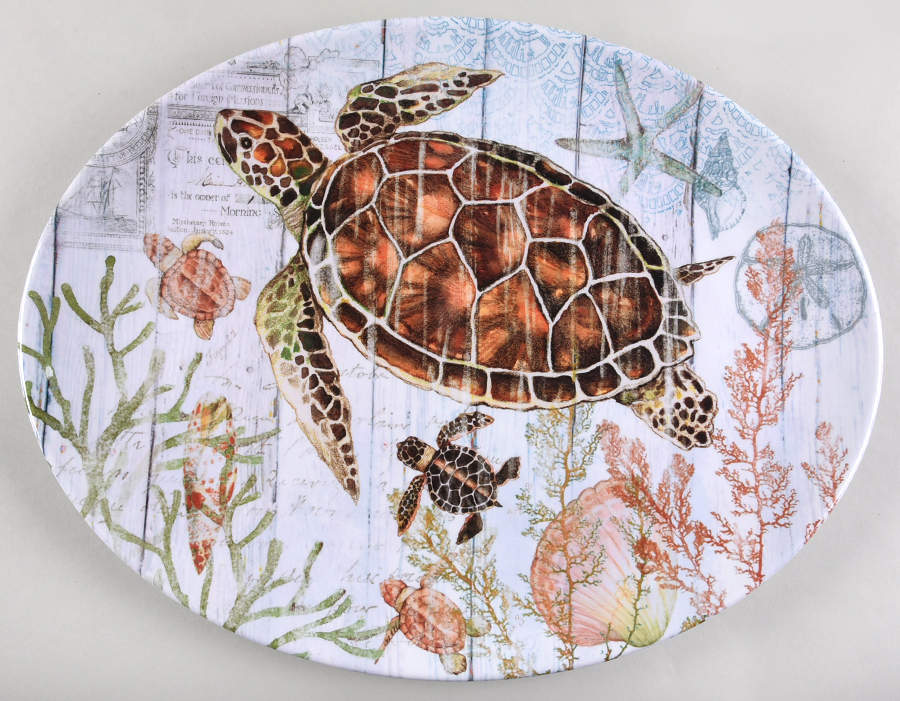 Sanibel (Melamine) 18" Oval Serving Platter by Certified International-1
